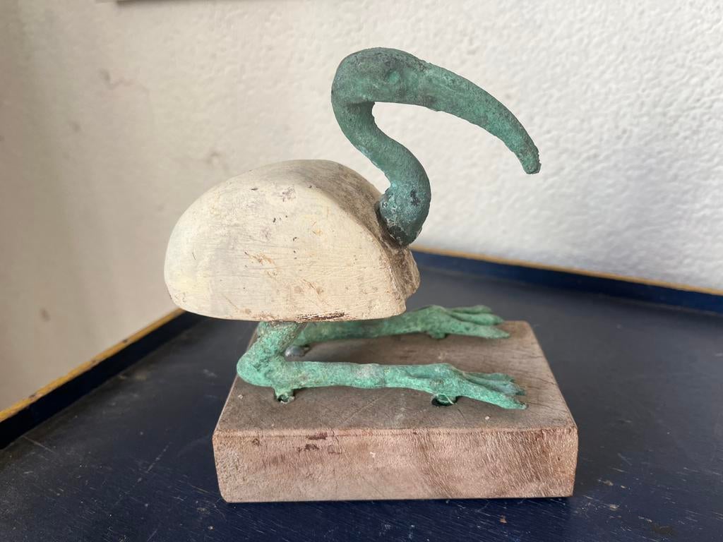 Antiek Egyptisch Ibis beeldje - Toth symbool, Antiek en Kunst, Ophalen of Verzenden