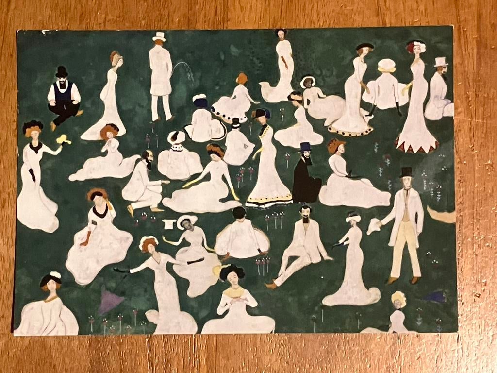 Malevich - Ontspanning (Society in hoge hoeden) 1908, Ophalen of Verzenden, 1980 tot heden, Ongelopen, Politiek en Historie