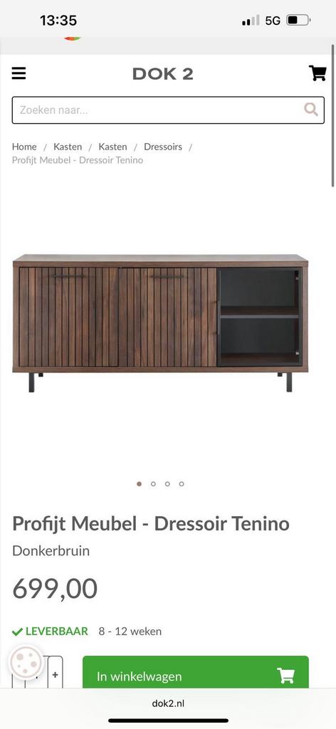 Profijt Meubel Kast, Ophalen, 150 tot 200 cm, Nieuw, 25 tot 50 cm
