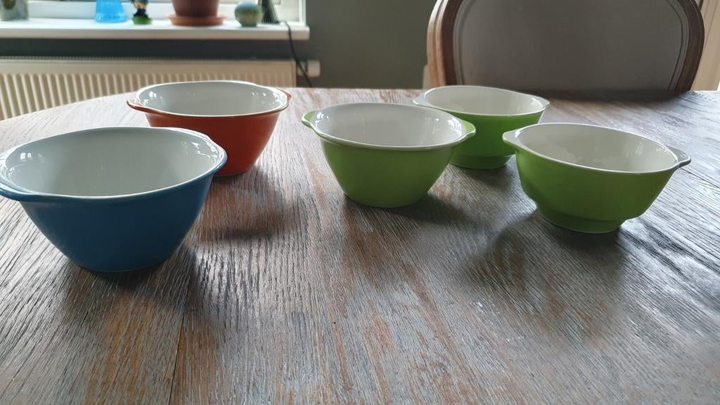 Pagnossin soepkommen 5 stuks, Ophalen of Verzenden, Overige stijlen