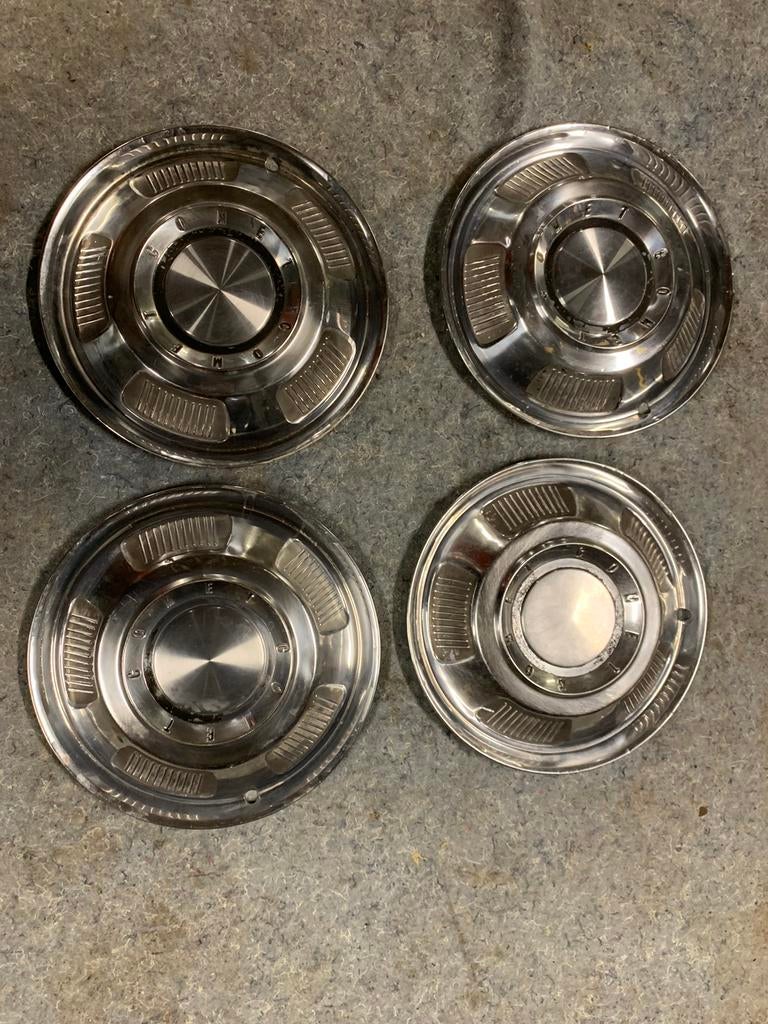 Mooi setje wieldoppen hubcaps 1966 Mercury Comet 14”, Ophalen of Verzenden, Gebruikt, Mercury