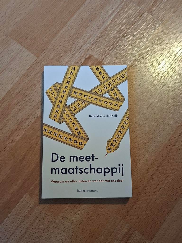 Berend van der Kolk - De meetmaatschappij, Boeken, Ophalen of Verzenden, Zo goed als nieuw, Nederland, Berend van der Kolk