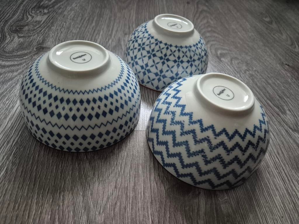 Kommen 3 stuks, Ophalen of Verzenden, Overige materialen, Minder dan 25 cm