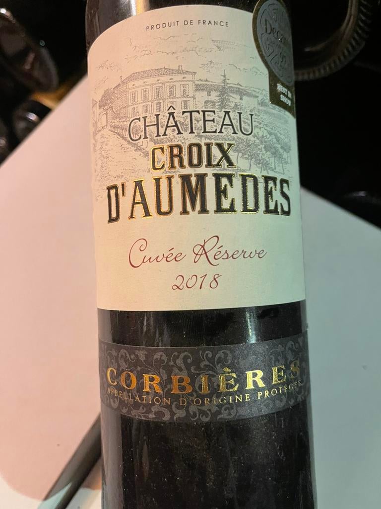 Chateau croix d’Aumedes cuvee reserve 2018 ADP, Ophalen, Frankrijk, Nieuw, Rode wijn