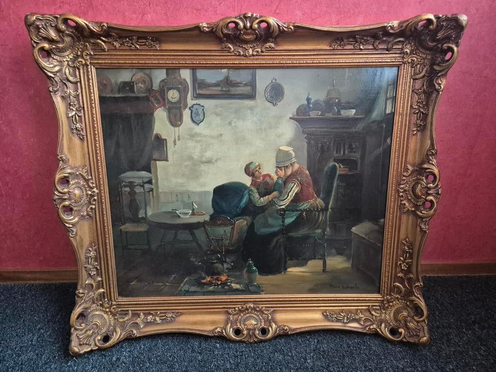 Origineel schilderij Albert Wessels, Ophalen