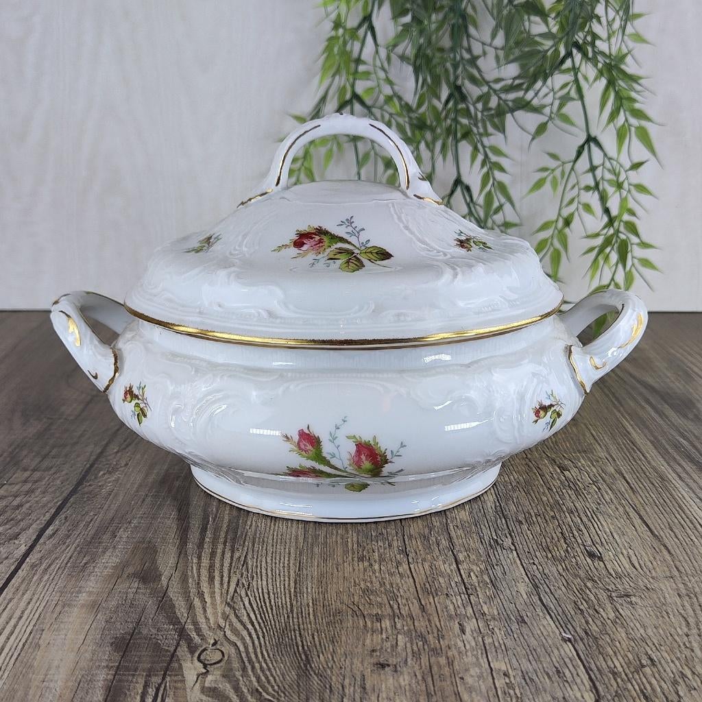 Rosenthal Sanssouci Moosrose Terrine / Dekschaal met Deksel, Ophalen of Verzenden