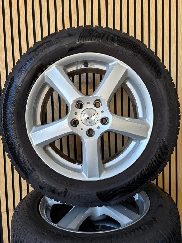 Volvo V70 V60 16” Winterbanden Winterset 225/55/16, Auto-onderdelen, Banden en Velgen, Gebruikt, 16 inch, ., Banden en Velgen