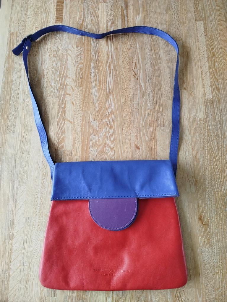 Hester van Eeghen Schoudertas - 33x28 cm, Sieraden, Tassen en Uiterlijk, Ophalen of Verzenden, Zo goed als nieuw, Overige kleuren