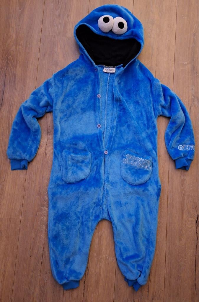Koekiemonster Onesie Maat 110-116, Ophalen of Verzenden, Gebruikt, KIMU, Jongen of Meisje
