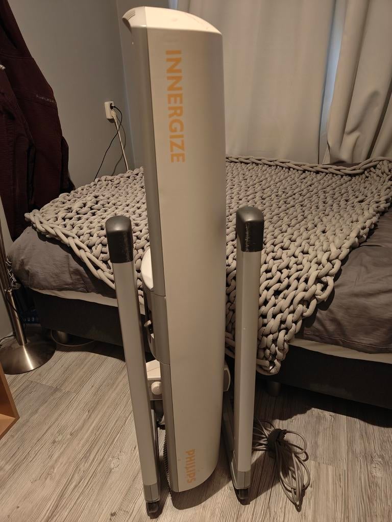 Philips Innergize Zonnebank met Infrarood - Opklapbaar, Ophalen, Gebruikt, Zonnebank enkelzijdig, 10 tot 15 lampen
