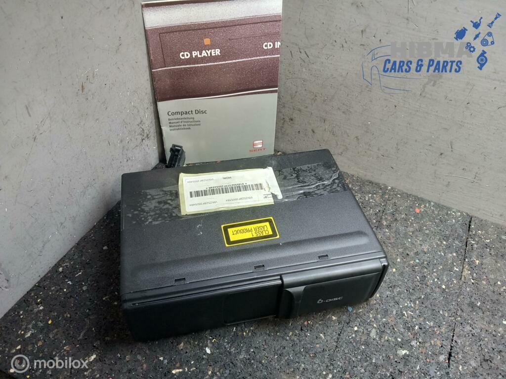 CD wisselaar Seat Leon 1P 6-Disc 1J6035111 2005 t/m 2013, Ophalen of Verzenden, Gebruikt, Seat