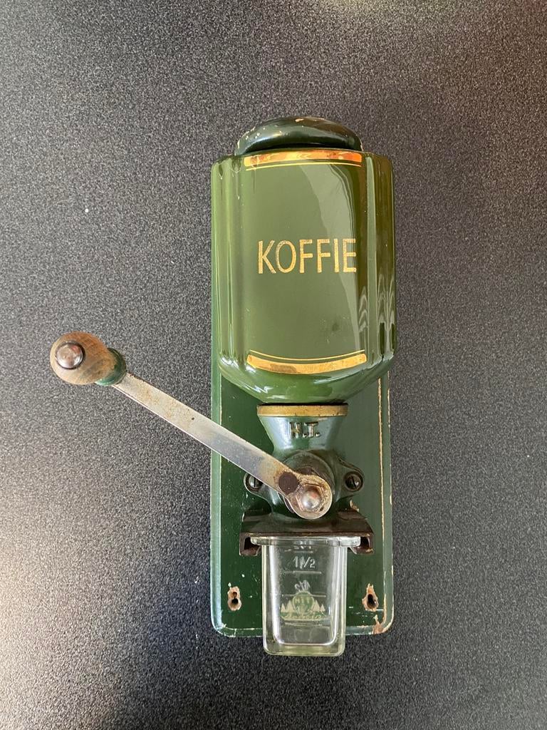 Vintage koffiemolen muur, Ophalen of Verzenden