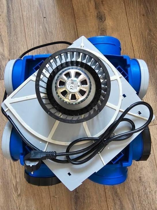 Buva Qstream 2.0 gereviseerd zonder rf bediening, Doe-het-zelf en Verbouw, Ventilatie en Afzuiging, Ophalen of Verzenden, Zo goed als nieuw