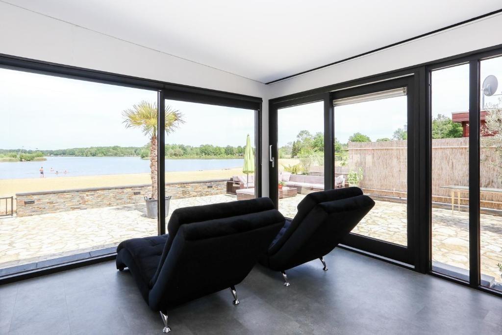 Beachhouse vakantiehuis chalet drenthe Ermerstrand Erm, Vakantie, 8 personen, Chalet, Bungalow of Caravan, Eigenaar, Wasmachine