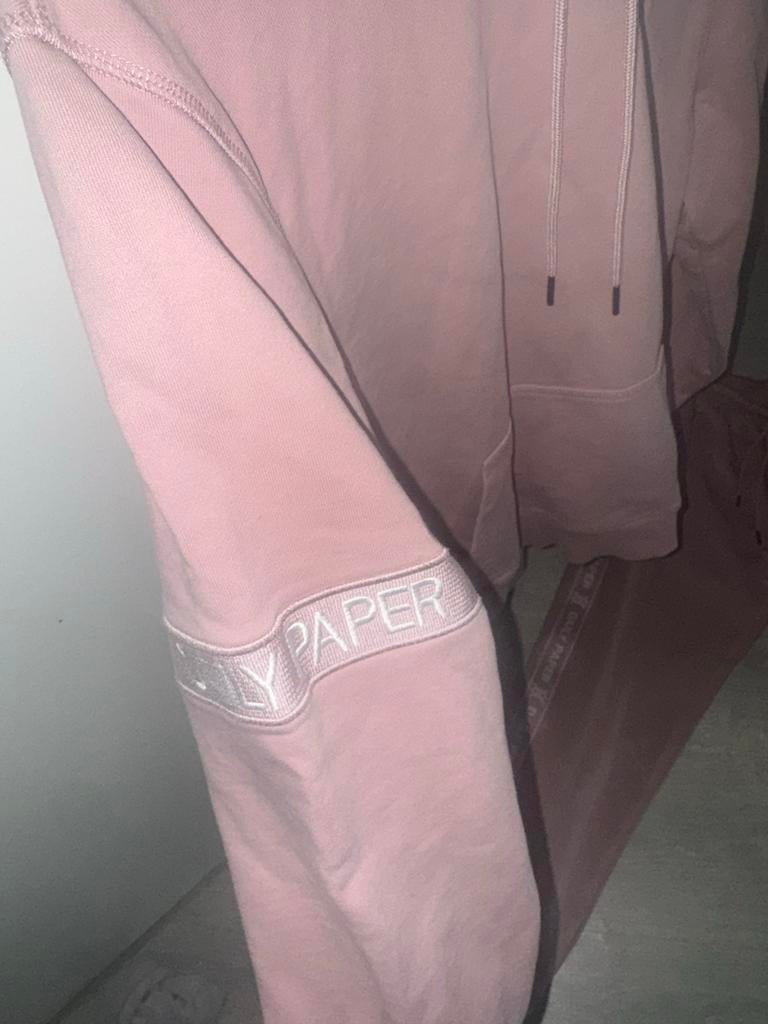 Roze Daily Paper Hoodie  en trainings broek - s/Maat M, Ophalen of Verzenden, Zo goed als nieuw, Maat 38/40 (M), Roze