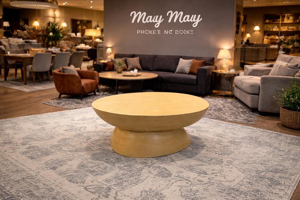 Salontafel Organisch Bobble Naturel Mango Direct leverbaar, 100 tot 150 cm, Nieuw, 50 tot 100 cm, Mwonenenslapen