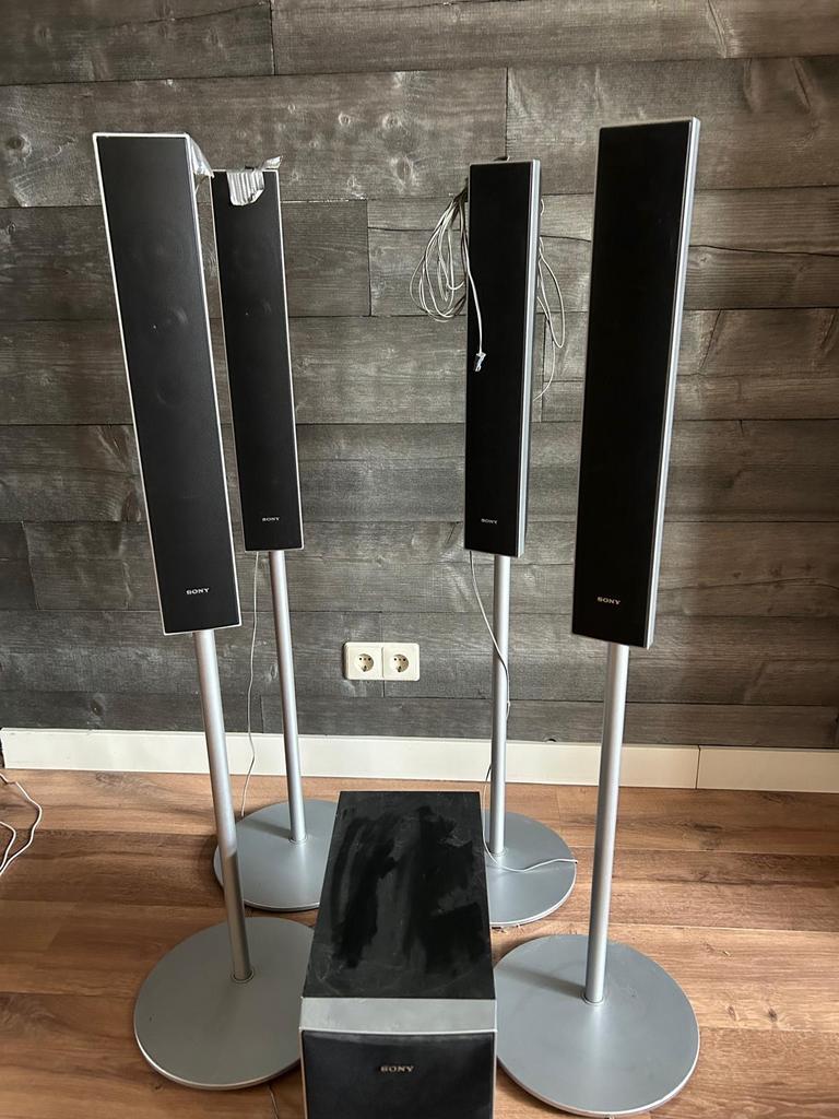 Sony 5.1 Surround Sound Systeem met DVD Speler, Audio, Tv en Foto, Home Cinema-sets, Ophalen, Gebruikt, 70 watt of meer, 5.1-systeem