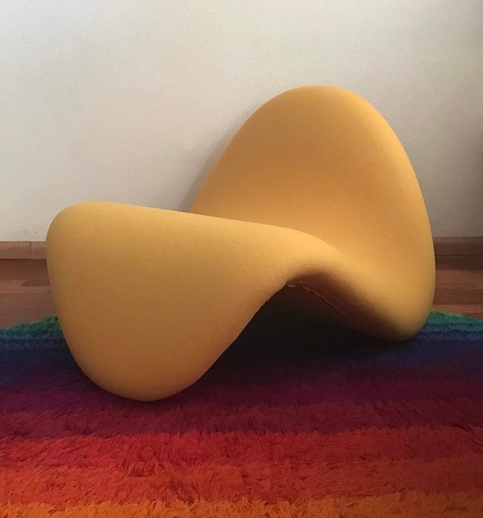 Artifort Tonque Pierre Paulin 1967 model 1e versie F577, Huis en Inrichting, Fauteuils, Ophalen, Mid century, 75 tot 100 cm, Zo goed als nieuw