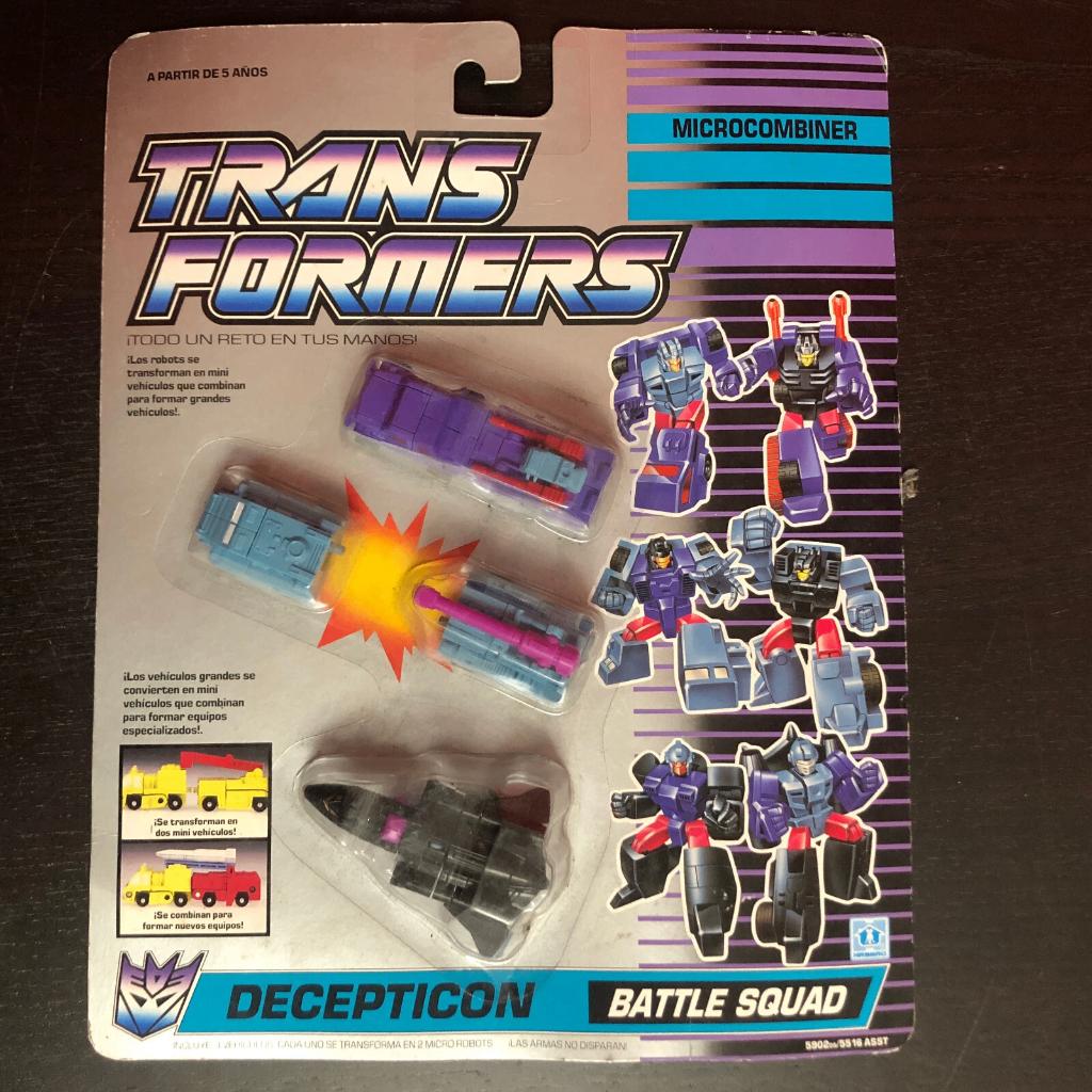 Transformers G1 Battle Squad Microcombiner NEW 1990, G1, Ophalen of Verzenden, Nieuw, Decepticons