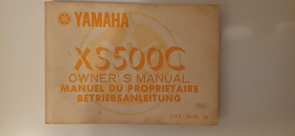 Origineel instructieboekje Yamaha XS 500 C 1976, Ophalen of Verzenden, Yamaha
