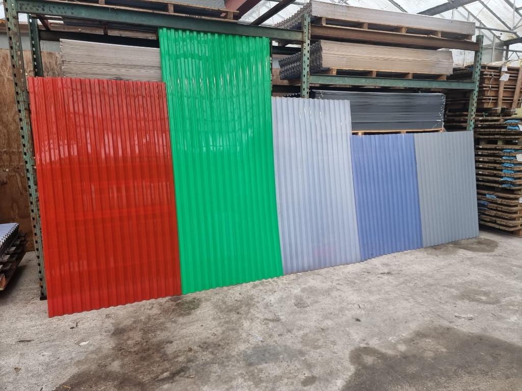 Greca Damwand / Dakplaten voor maar €5,00 per m2 GOEDKOOPSTE, Kunststof, Zwart, Nieuw, 15 m² of meer