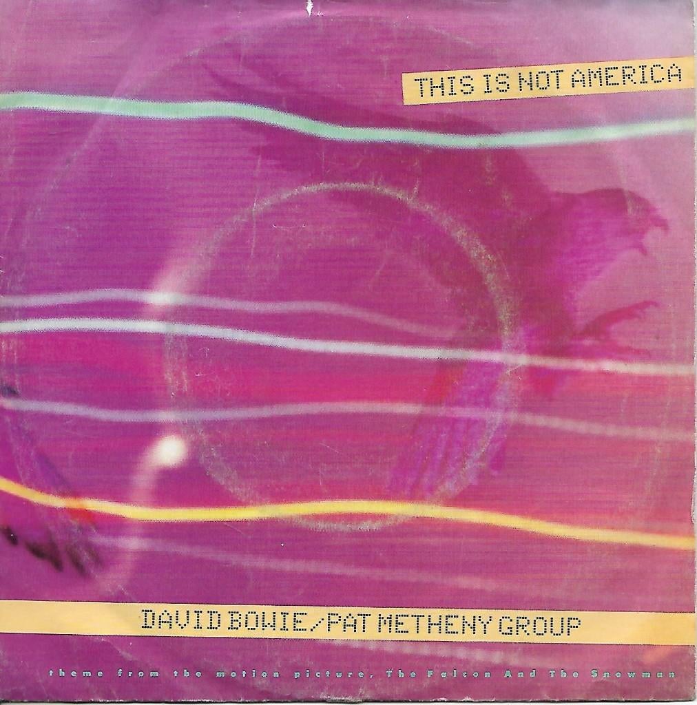 David Bowie and Pat Metheny Group - This is not America, Gebruikt, 7 inch, Single, Ophalen of Verzenden
