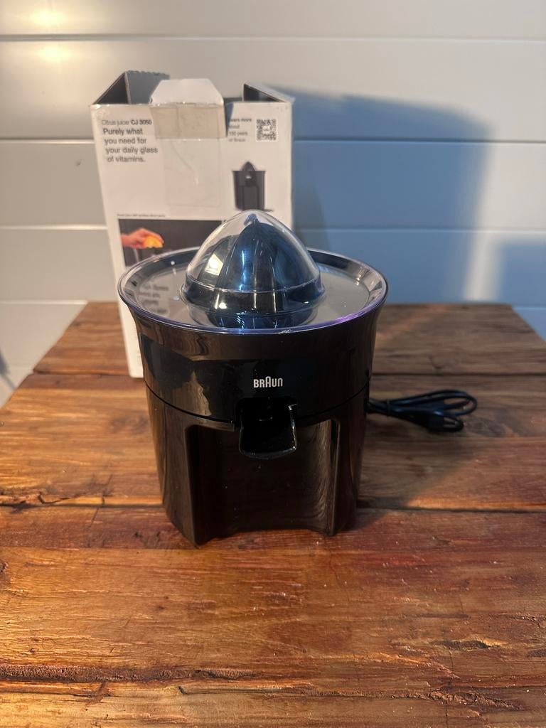 Braun Citruspers CJ 3050 - Nieuwstaat, Witgoed en Apparatuur, ., Ophalen of Verzenden, Zo goed als nieuw, Blender