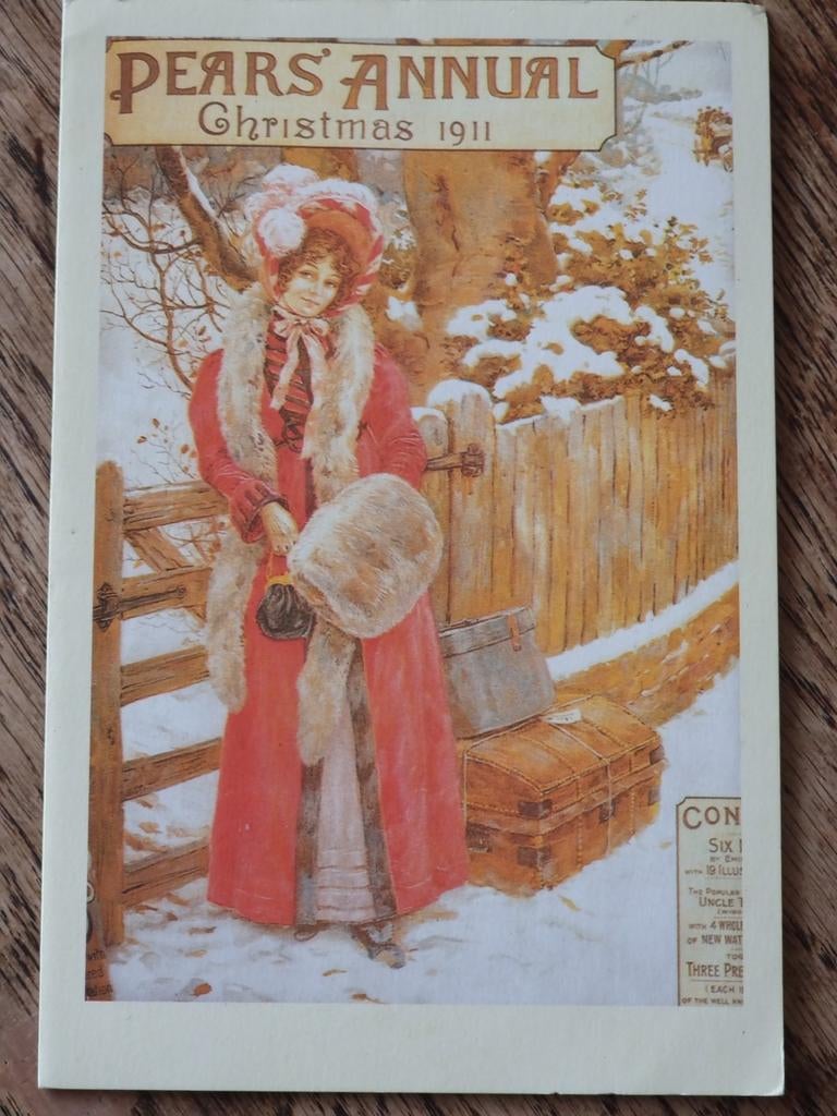 Kerstkaart Pears Annual 1911, Ophalen of Verzenden