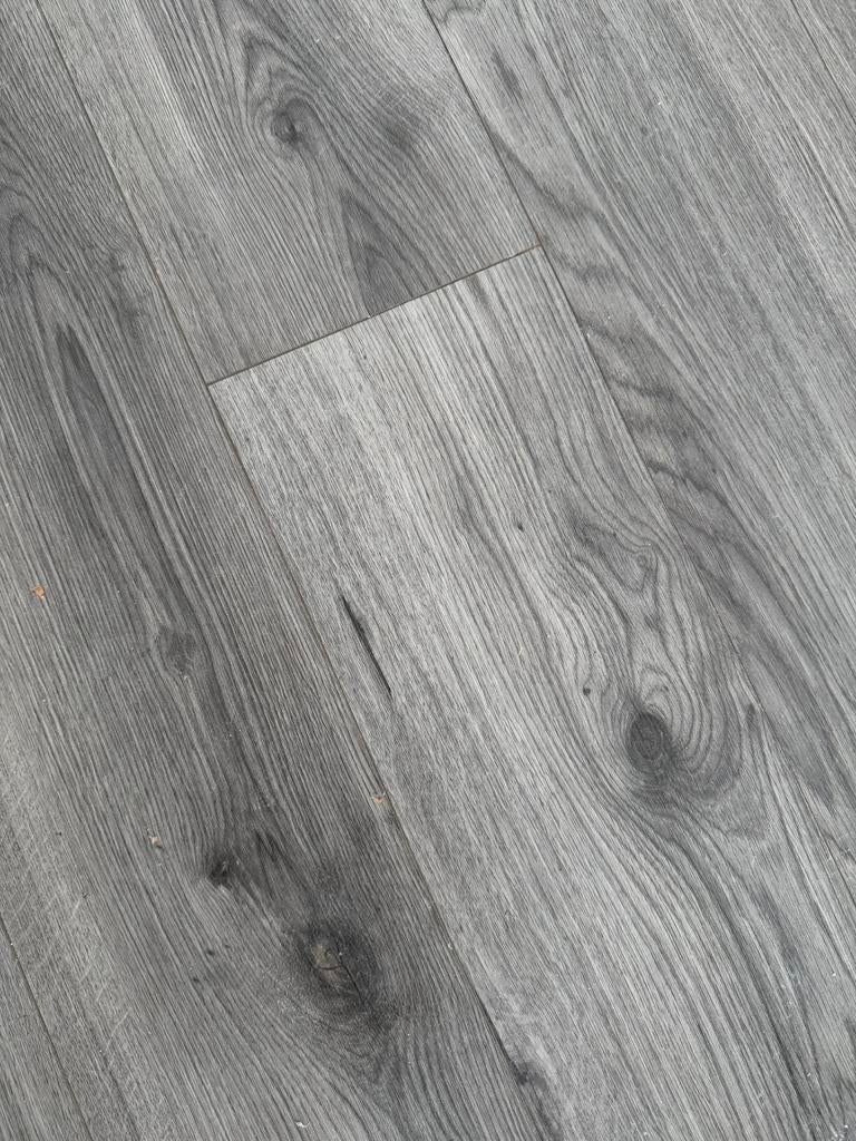 Grijs laminaat in goede staat, Ophalen, Zo goed als nieuw, Minder dan 10 m², Grijs