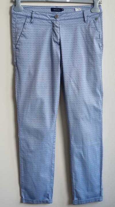 Terre Bleue lichtblauwe stretchy broek mt. 38, Maat 38/40 (M), Ophalen of Verzenden, Zo goed als nieuw, Lang