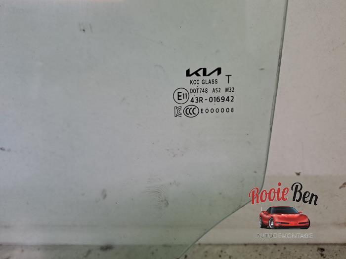 Portierruit 4Deurs links-achter van een Kia Picanto, -, -, Ophalen of Verzenden, -