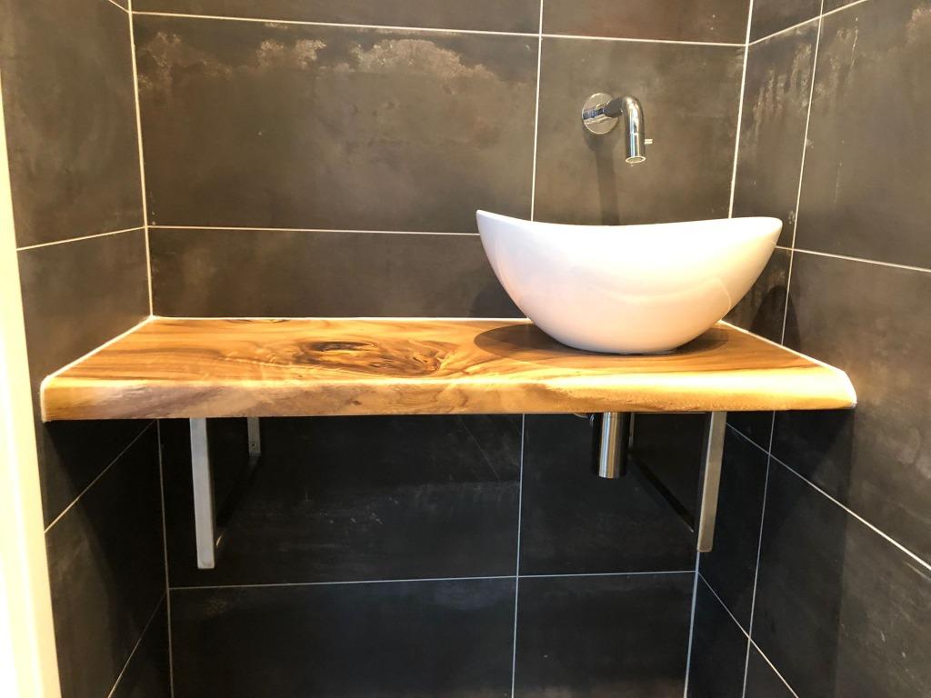 suar boomstamtafel 180x90 gratis matrixpoot organisch, Huis en Inrichting, Tafels | Eettafels, Nieuw, 50 tot 100 cm, Vijf personen of meer