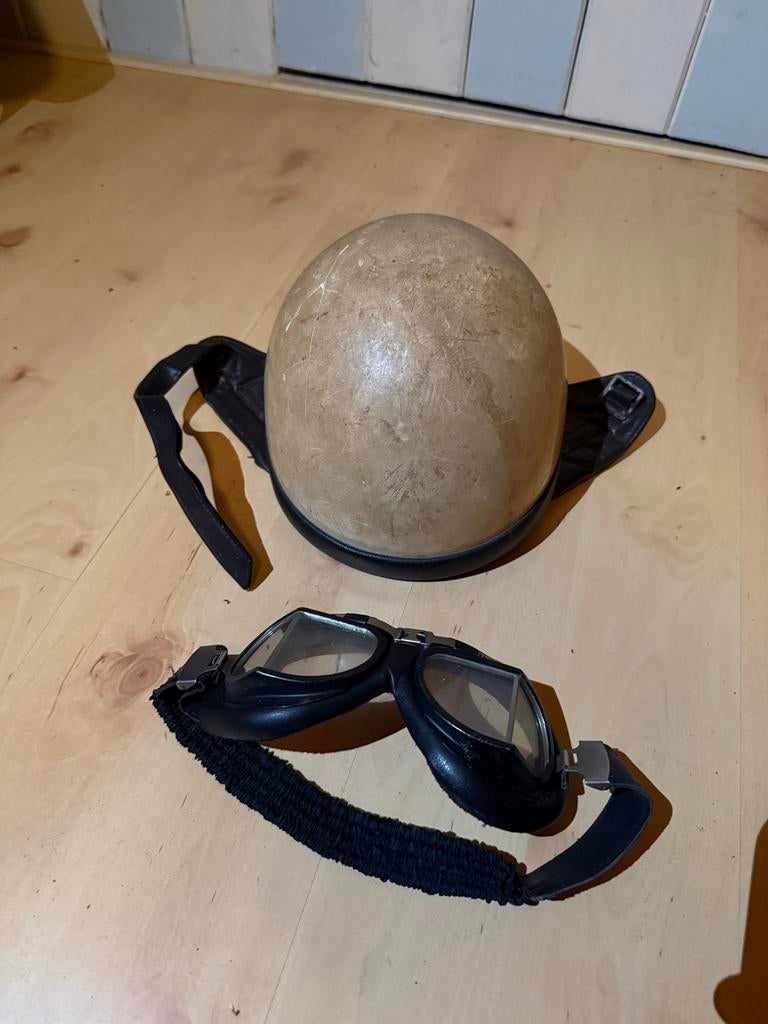 Vintage Franke Helm - Klassieker!, Motoren, Kleding | Motorhelmen, Overige merken, M, Heren, Jethelm