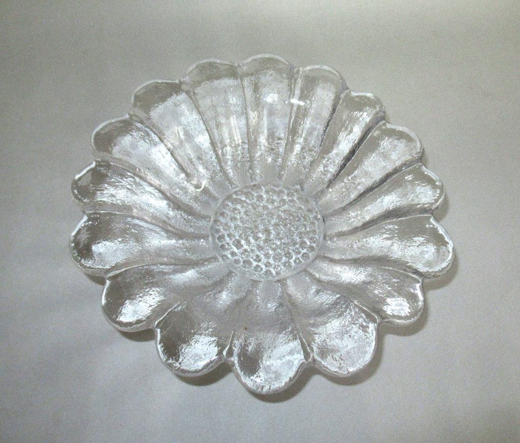 Vintage Dartington Art Glass dessert schaal, England van 70s, Antiek en Kunst, Ophalen of Verzenden