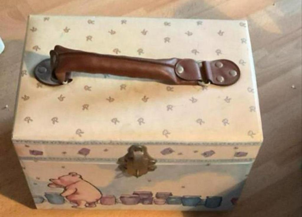 Leuk vintage koffertje met Winnie de Pooh, Ophalen of Verzenden, Zo goed als nieuw