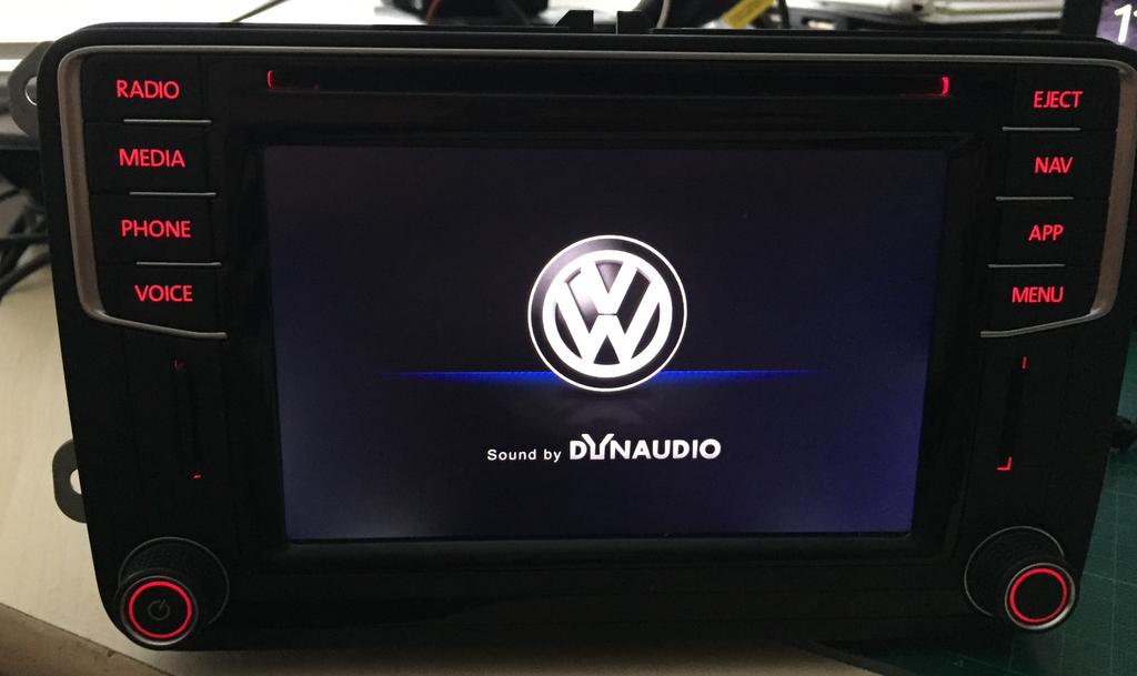 VW display Navigatie Media MIB STD2+ NAV PQ Touchscreen RNS, Auto diversen, Autoradio's, Ophalen of Verzenden, Gebruikt