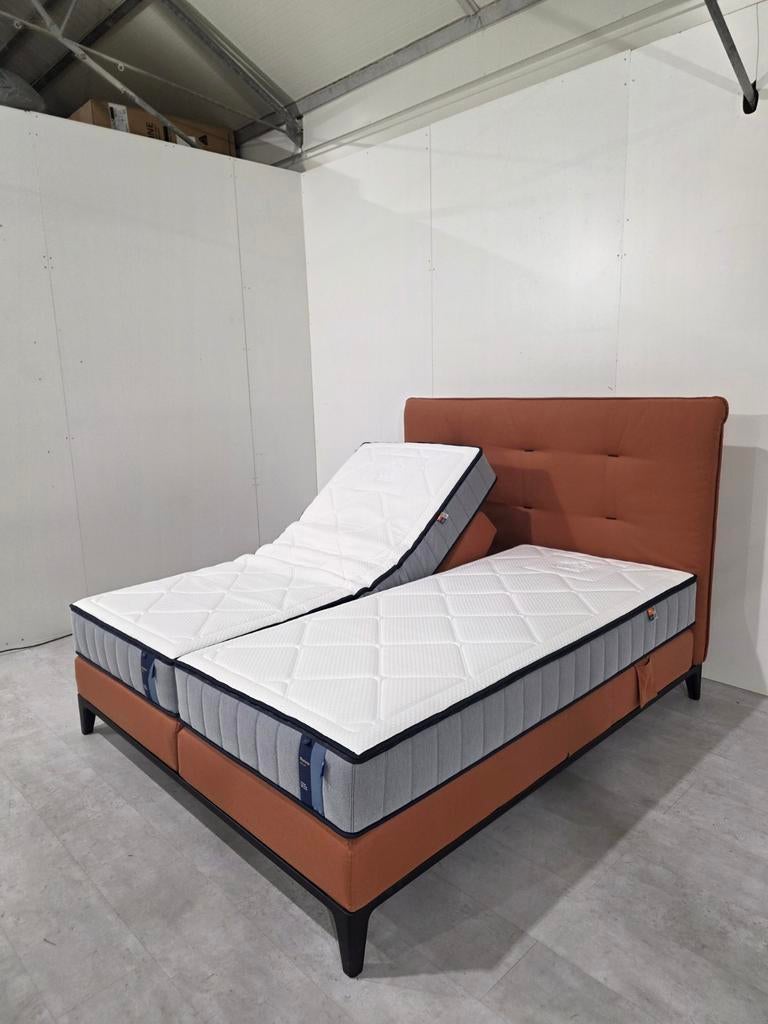 Showroom Auping Criade 180x210 Elektrisch+ Elysium Matrassen, Huis en Inrichting, Slaapkamer | Bedden, Zo goed als nieuw, Tweepersoons