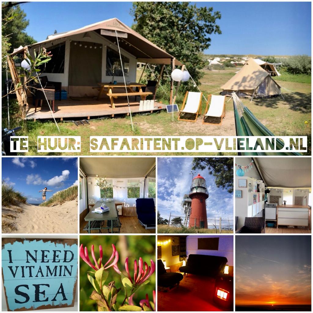 Safaritent / Tenthuis Vlieland aan zee - lastminute, Vakantie, Campings, Internet, Aan zee, Recreatiepark