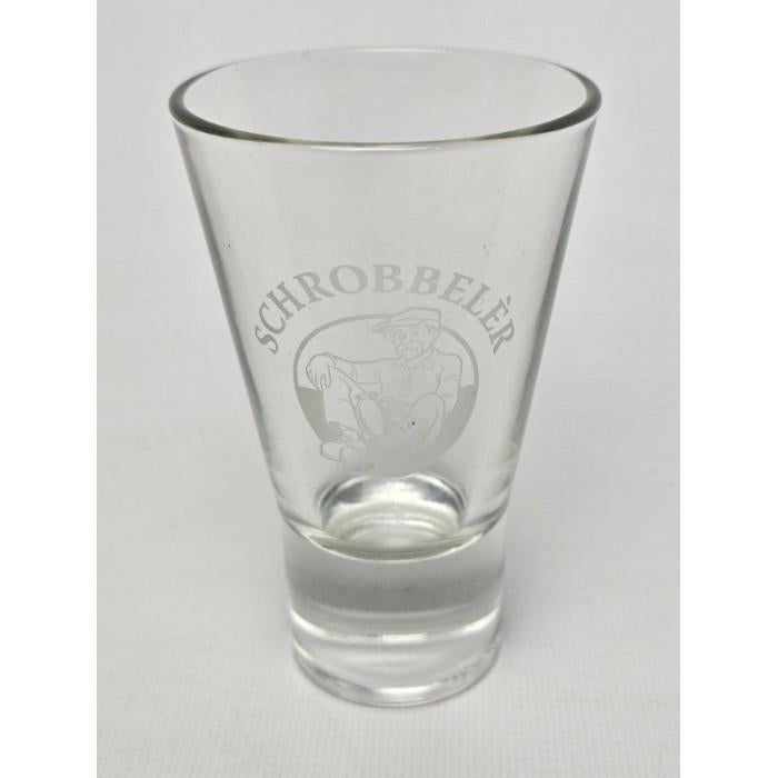# Schrobbeler glas model 1, Ophalen of Verzenden, Gebruikt, Borrel- of Shotglas