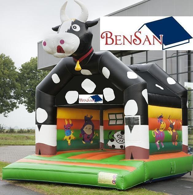 springkussen springkussens koe huren goedkoop bensan enter, Hobby en Vrije tijd, Feestartikelen | Verhuur, Ophalen, Zo goed als nieuw
