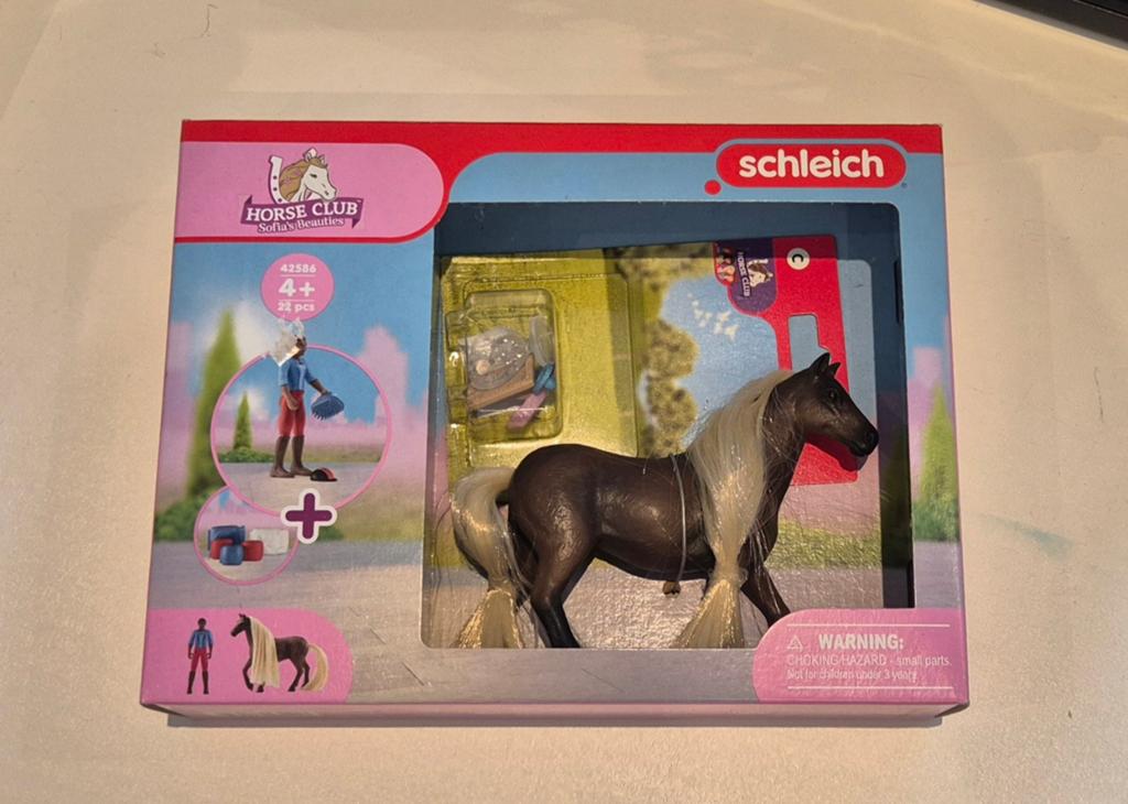 Schleich 42586 paarden set, Ophalen of Verzenden, Zo goed als nieuw, Paard, Beeldje of Figuurtje