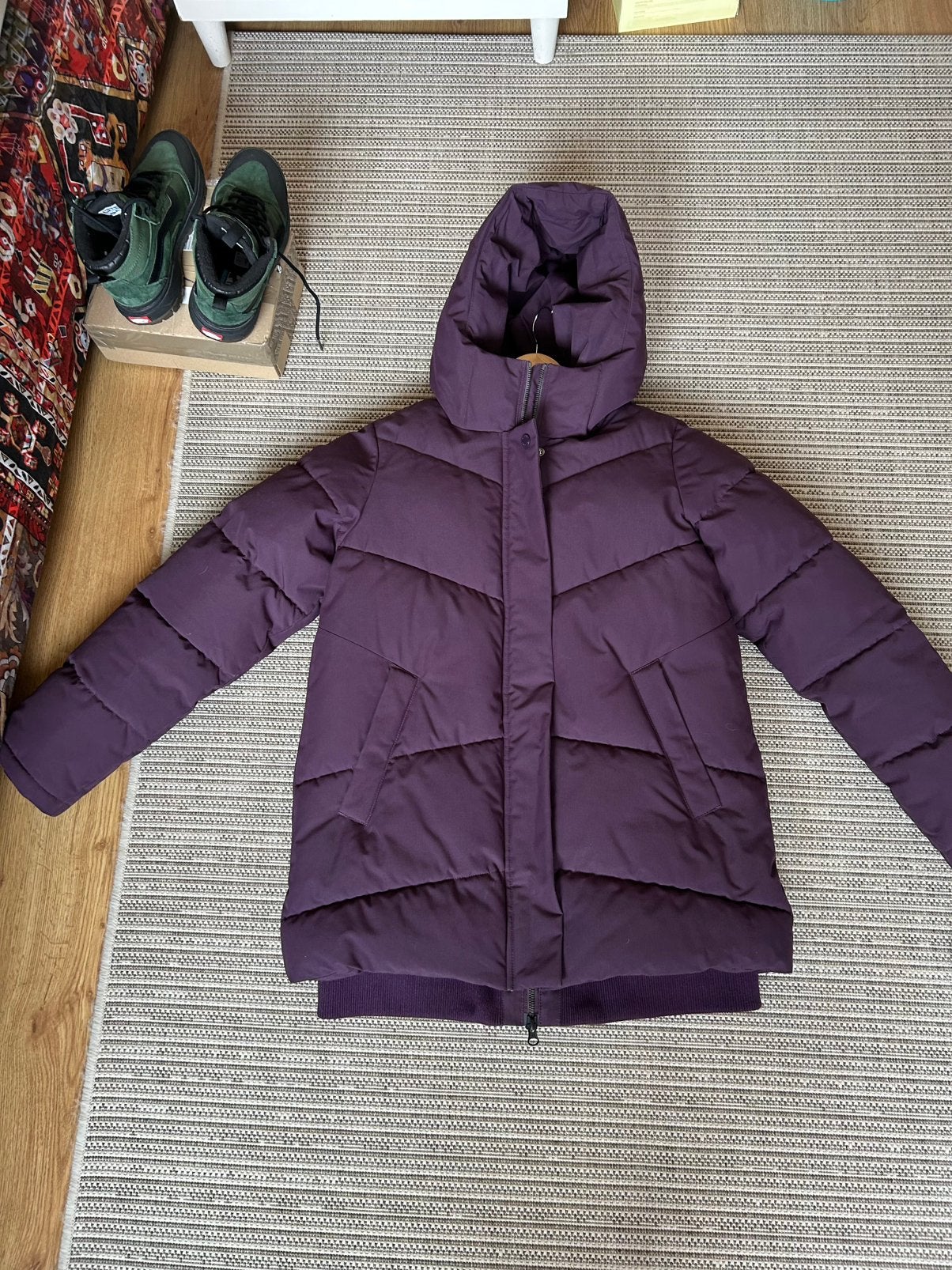 Elvine winterjas maat S, Kleding | Dames, Verzenden, Zo goed als nieuw, Maat 36 (S), Paars