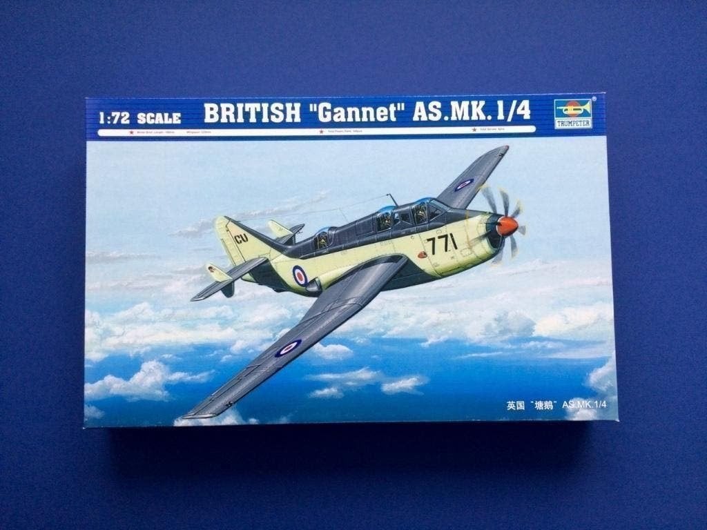 Trumpeter	1629	British "Gannet" AS.MK.1/4	1/72, Ophalen of Verzenden, Nieuw, Groter dan 1:72, Overige merken
