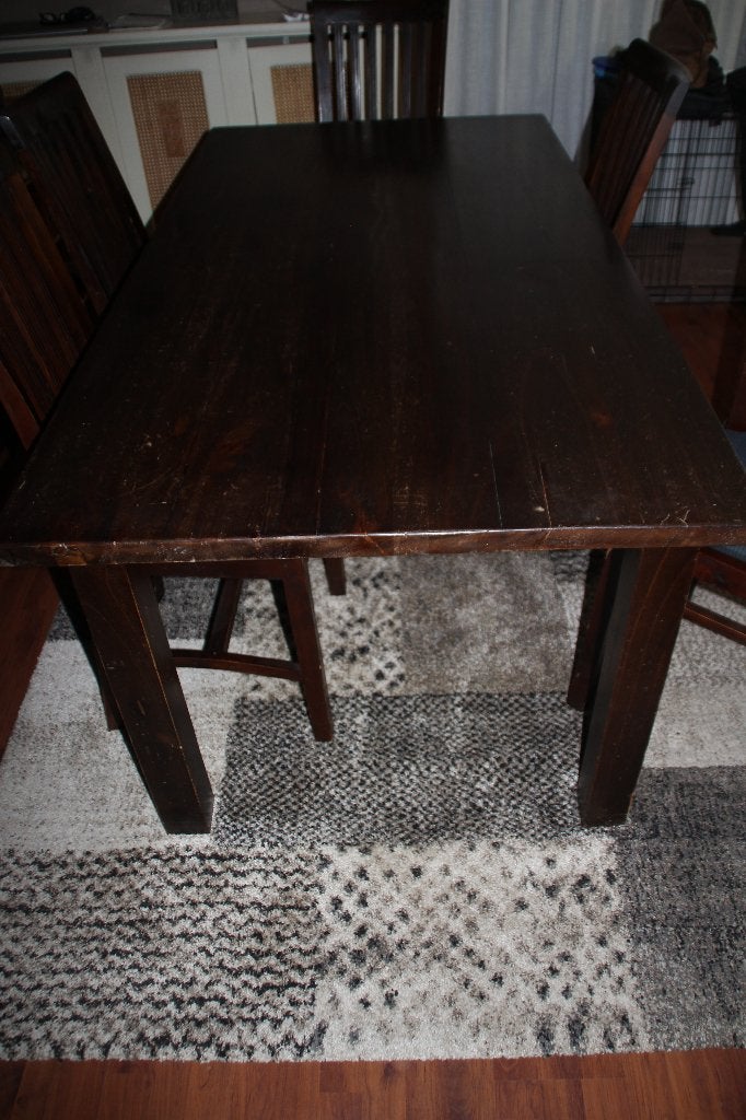 eettafel koloniaal, Ophalen, Gebruikt, 50 tot 100 cm, Vijf personen of meer