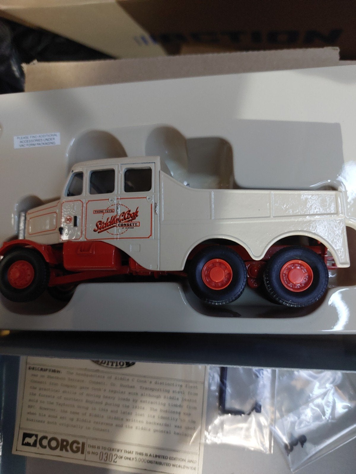 Corgi Limited Edition Siddle C Cook Heavy Haulage Truck, Ophalen of Verzenden