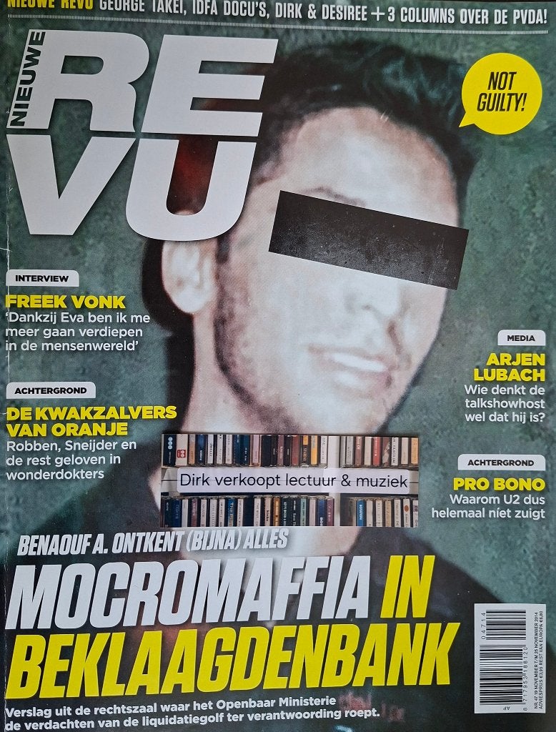 Nieuwe Revu nr 47, 2014: Mieke Stemerdink, Bono/ U2, Verzamelen, Ophalen of Verzenden, Zo goed als nieuw, Boek, Tijdschrift of Artikel
