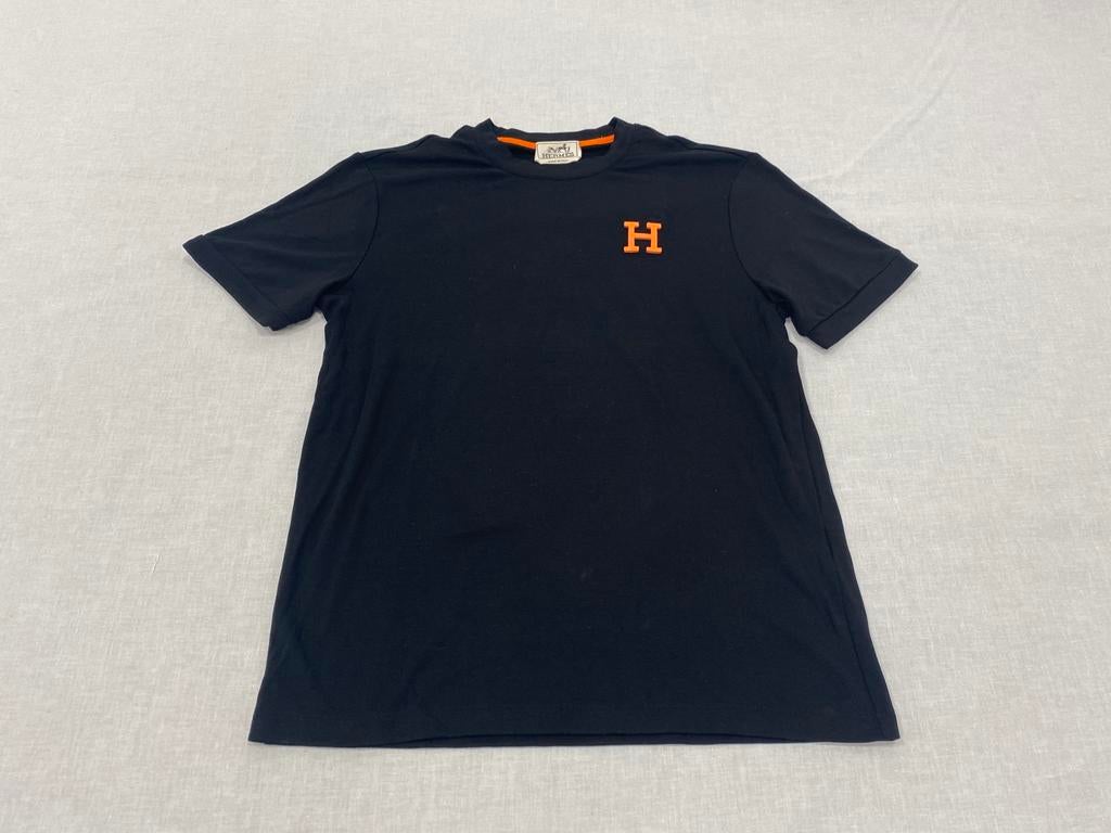 Hermès T-Shirt Black Size L, ., Zwart, Zo goed als nieuw, .