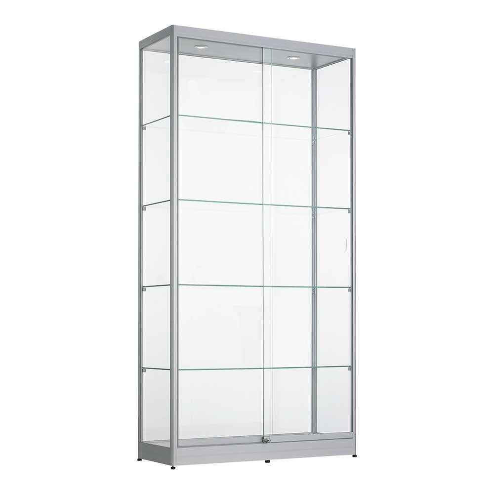 Te koop 3 nieuwe vitrines ( ook los te koop ), Ophalen, 50 tot 100 cm, Metaal, 150 tot 200 cm