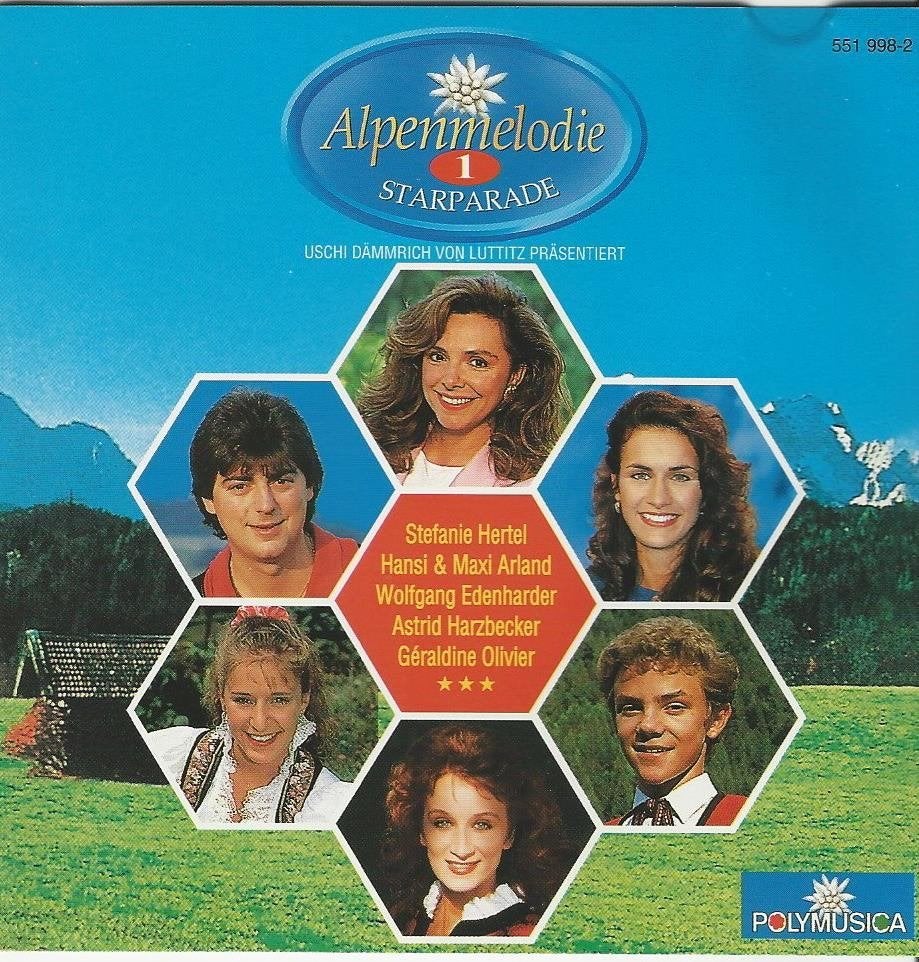 Alpenmelodie Starparade oa. Hertel,Klostertaler = 0,99, Ophalen of Verzenden, Zo goed als nieuw