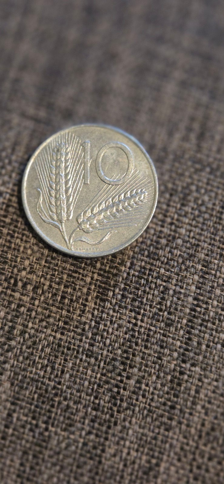 Italiaanse 10 Lire munt uit 1923, Ophalen of Verzenden, Italië, Losse munt